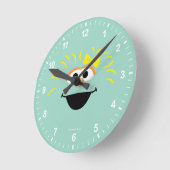 Sesamstraße | Rosita Face Art Runde Wanduhr (Winkel)