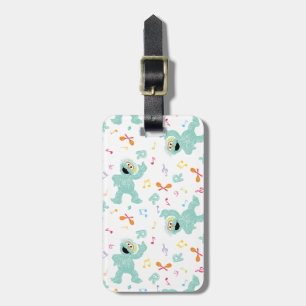 Sesamstraße Rosita Music Scribble Pattern Gepäckanhänger