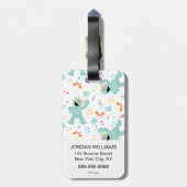 Sesamstraße | Rosita Music Scribble Pattern Gepäckanhänger (Rückseite vertikal)