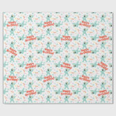 Sesamstraße | Rosita Music Scribble Pattern Geschenkpapier (Flach)