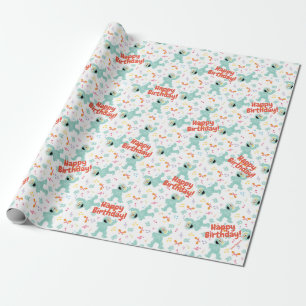 Sesamstraße   Rosita Music Scribble Pattern Geschenkpapier