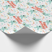 Sesamstraße | Rosita Music Scribble Pattern Geschenkpapier (Ecke)