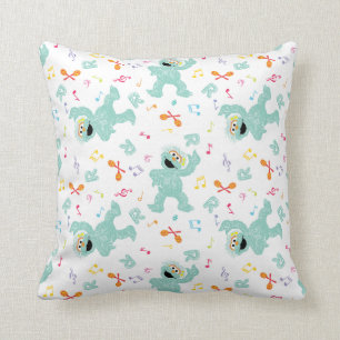 Sesamstraße Rosita Music Scribble Pattern Kissen