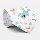 Sesamstraße | Rosita Music Scribble Pattern Krawatte (Gerollt)