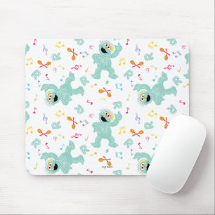 Sesamstraße   Rosita Music Scribble Pattern Mousepad