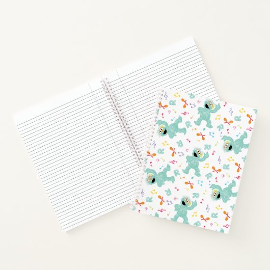 Sesamstraße | Rosita Music Scribble Pattern Notizblock (Innenseite)