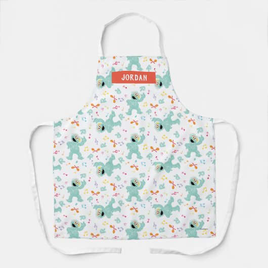 Sesamstraße | Rosita Music Scribble Pattern Schürze (Vorderseite)