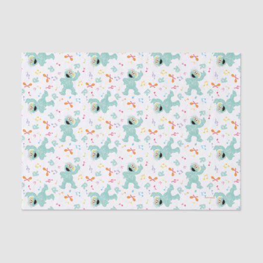 Sesamstraße | Rosita Music Scribble Pattern Seidenpapier (Vorderseite)