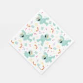 Sesamstraße | Rosita Music Scribble Pattern Serviette (Ecke)