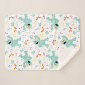 Sesamstraße | Rosita Music Scribble Pattern Sherpadecke (Vorderseite (Horizontal))