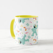 Sesamstraße | Rosita Music Scribble Pattern Tasse (Vorderseite Links)
