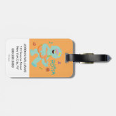 Sesamstraße | Rosita Playing Guitar Gepäckanhänger (Rückseite horizontal)