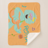 Sesamstraße | Rosita Playing Guitar Sherpadecke (Vorderseite)