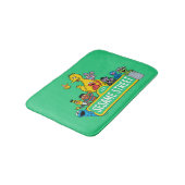 Sesamstraße | Rund um das Sesamstraße-Zeichen Badematte (Schrägansicht)