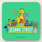 Sesamstraße | Rund um das Sesamstraße-Zeichen Getränkeuntersetzer (Vorderseite)