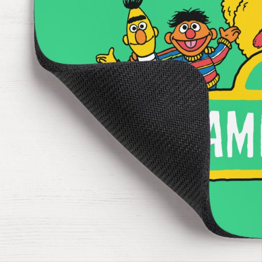 Sesamstraße | Rund um das Sesamstraße-Zeichen Mousepad (Ecke)