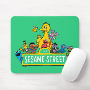 Sesamstraße Rund um das Sesamstraße-Zeichen Mousepad