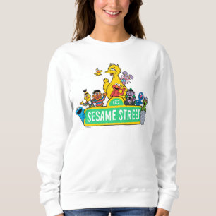 Sesamstraße   Rund um das Sesamstraße-Zeichen Sweatshirt