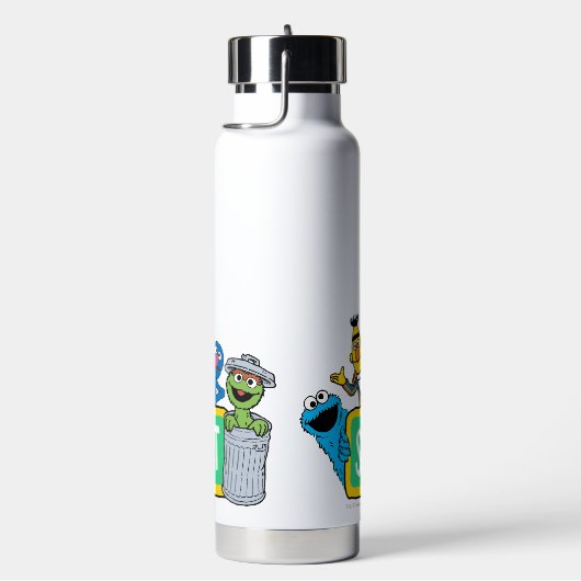 Sesamstraße | Rund um das Sesamstraße-Zeichen Trinkflasche (rechts)