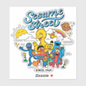 Sesamstraße | Seit 1969 Aufkleber (Blatt)