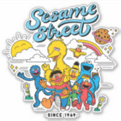 Sesamstraße | Seit 1969 Aufkleber (Vorderseite)