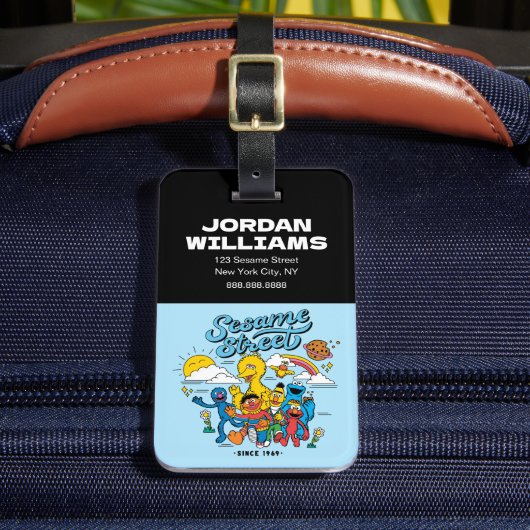 Sesamstraße | Seit 1969 Gepäckanhänger (Vorderseite Insitu 2)