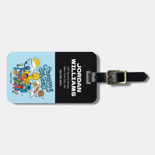 Sesamstraße | Seit 1969 Gepäckanhänger (Vorderseite horizontal)