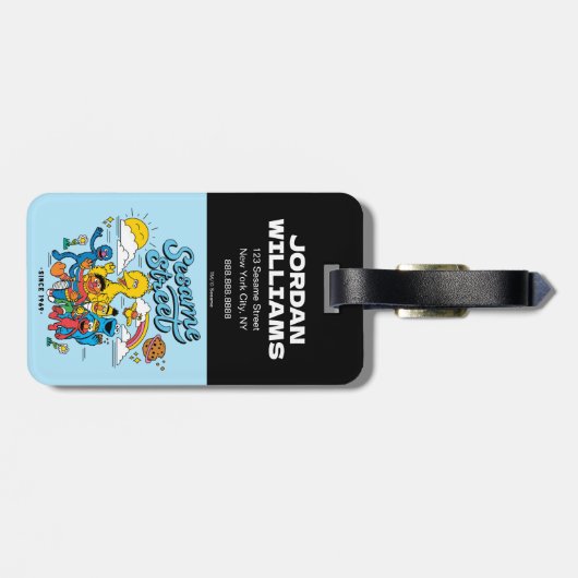 Sesamstraße | Seit 1969 Gepäckanhänger (Rückseite horizontal)