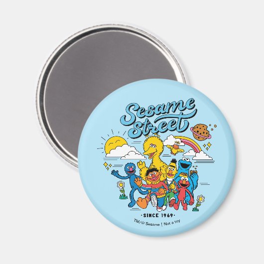 Sesamstraße | Seit 1969 Magnet (Vorderseite/Rückseite)