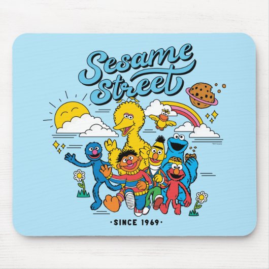 Sesamstraße | Seit 1969 Mousepad (Vorne)