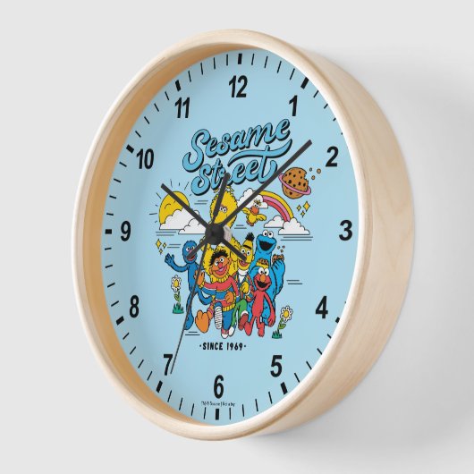 Sesamstraße | Seit 1969 Uhr (Winkel)
