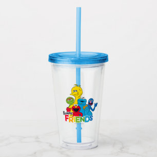 Sesamstraße Sesame Friends Acryltrinkbecher