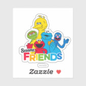 Sesamstraße Sesame Friends Aufkleber (Blatt)