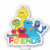 Sesamstraße Sesame Friends Aufkleber (Vorderseite)