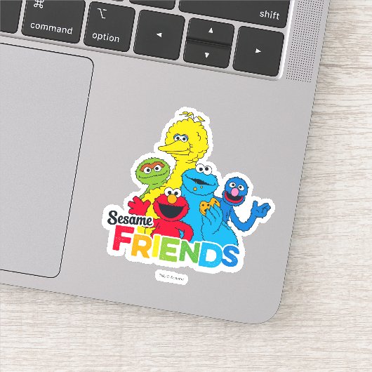 Sesamstraße Sesame Friends Aufkleber (Detail)