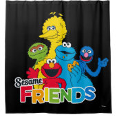 Sesamstraße | Sesame Friends Duschvorhang (Vorderseite)