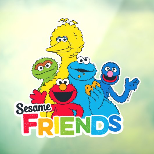 Sesamstraße Sesame Friends Fensteraufkleber (Blatt 3)