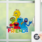Sesamstraße Sesame Friends Fensteraufkleber (Zuhause)