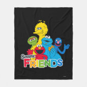 Sesamstraße Sesame Friends Fleecedecke (Vorderseite)