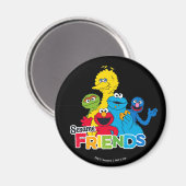 Sesamstraße Sesame Friends Magnet (Vorderseite/Rückseite)