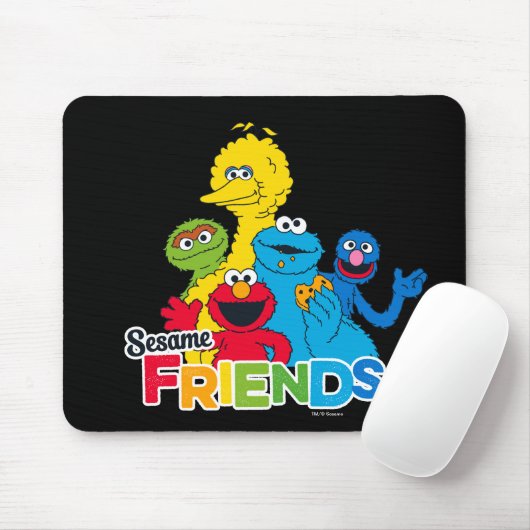 Sesamstraße Sesame Friends Mousepad (Mit Mouse)