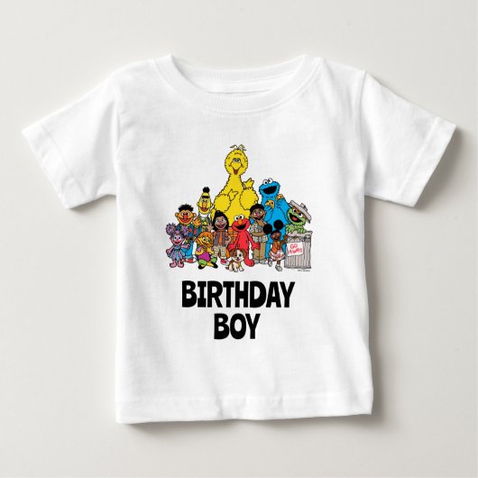 Sesamstraße | Sesame Pals Birthday Boy Baby T-shirt (Vorderseite)