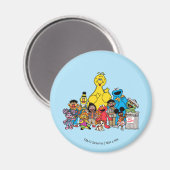 Sesamstraße | Sesame Pals, die ausgehen Magnet (Vorderseite/Rückseite)