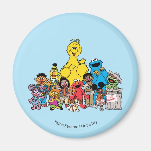 Sesamstraße | Sesame Pals, die ausgehen Magnet (Vorne)