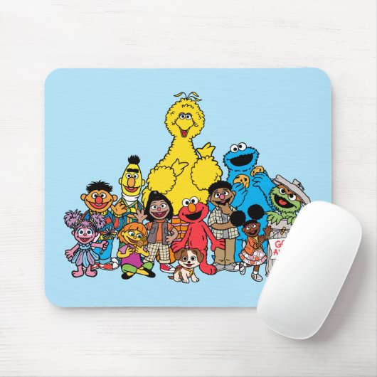 Sesamstraße | Sesame Pals, die ausgehen Mousepad (Mit Mouse)