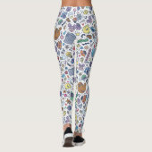 Sesamstraße | Sesame Pals Doodle Muster Leggings (Rückseite)
