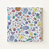 Sesamstraße | Sesame Pals Doodle Muster Notizblock (Rückseite)