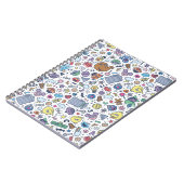 Sesamstraße | Sesame Pals Doodle Muster Notizblock (Linke Seite)