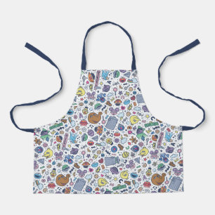 Sesamstraße Sesame Pals Doodle Muster Schürze