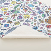 Sesamstraße | Sesame Pals Doodle Muster Sherpadecke (3/4)